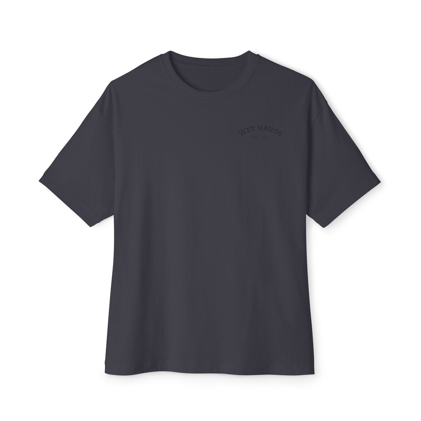 Fly Fishing T‑Shirt — "Wet Hands" Vise Graphic Oversized Tee